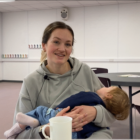 A local mum who is a regular participant at Place of Welcome cafe Christ Church Norris Green