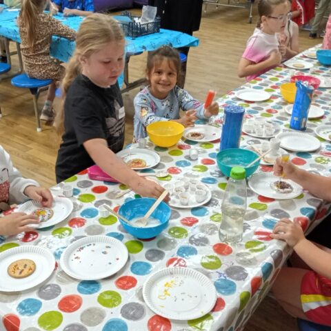 Children at a Feast of Fun event hosted by Triple C (Liverpool), with Christ Church Norris Green